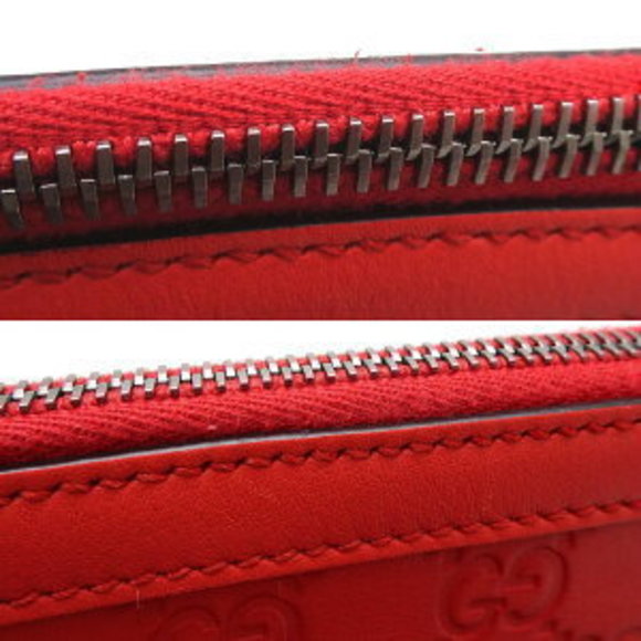 GUCCI Guccisima Bag Leather Red - Picture 4 of 8